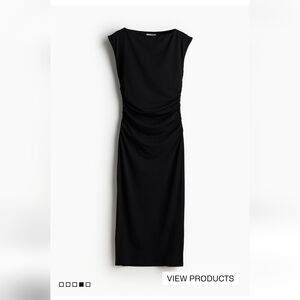 H&M Black Midi Dress